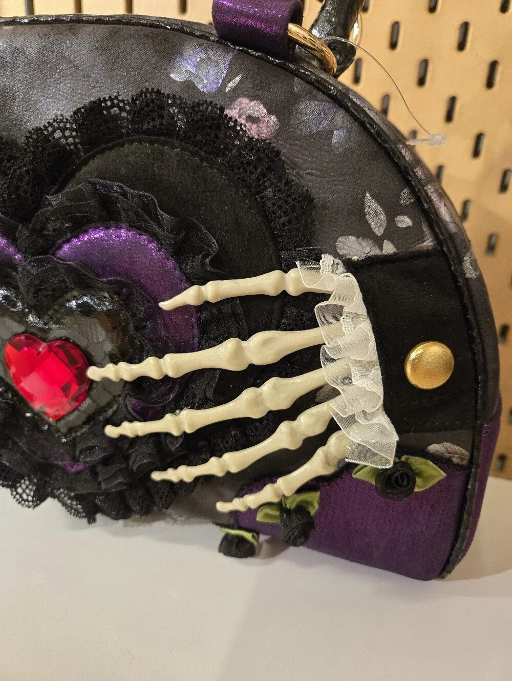 IRREGULAR CHOICE Embrace The Darkness Halloween Bag Purse goatse Spread Heart ;)